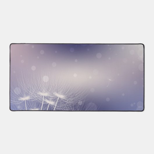 Elegant Dandelion Desk Mat (Voorkant)