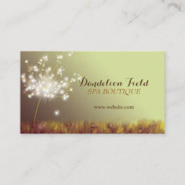 Elegant Dandelions Business Appointment Card Afsprakenkaartje