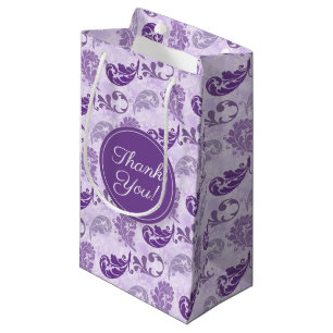 Elegant Dank je Lavender Paars Klein Cadeauzakje