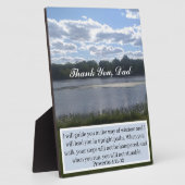 Elegant Dank je pa Proverbs 4 Landschap Fotoplaat (Zijkant)