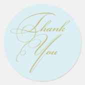 Elegant Dank je wel, stickers (Voorkant)