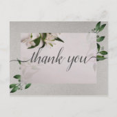 Elegant Dank u Briefkaart (Voorkant)