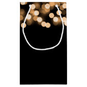 Elegant dank u bruiloft goud Hollywood Glam Klein Cadeauzakje (Achterkant)