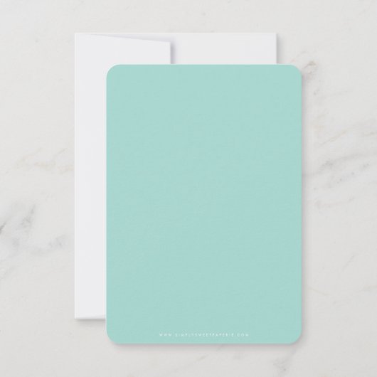 ELEGANT DANK U DE moderne boogmijnzwart Bedankkaart (Achterkant)