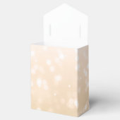 Elegant dank u gouden Bokeh Sparkle Lights Bedankdoosjes (Geopend)