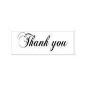 Elegant dank u kalligrafie script rubberstempel (Afrduk)