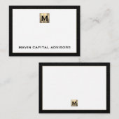 Elegant Dank u Notecard voor Professionals Notitiekaartje (Voorkant / Achterkant)