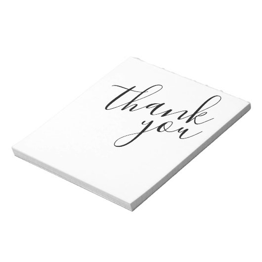 Elegant dank u Notitieblok (Linkerzijde)