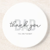 Elegant Dank u pa Sandstone Onderzetter (Voorkant)