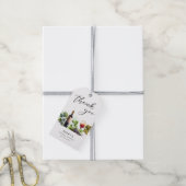 Elegant dank u wijn Vrijgezellenfeest Cadeaulabel (Met Touw)