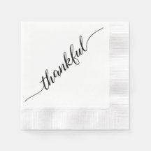 Elegant dankbaar | Thanksgiving-scriptkalligrafie