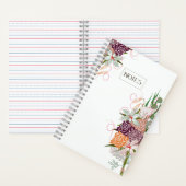 Elegant dankbaarheidsjournaal Floral Bouquet Desig Notitieboek (Binnen)