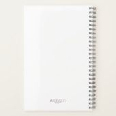 Elegant dankbaarheidsjournaal Floral Bouquet Desig Notitieboek (Achterkant)