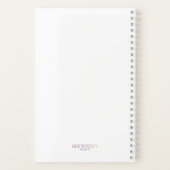 Elegant dankbaarheidsjournaal Floral Bouquet Desig Notitieboek (Achterkant)