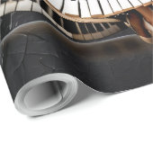 Elegant dansende vrouw cadeaupapier (Rol Hoek)