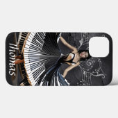 Elegant dansende vrouw Case-Mate iPhone case (Achterkant (horizontaal))