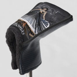 Elegant dansende vrouw golfheadcover