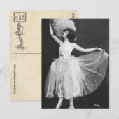 Elegant danser Fotografie doezelaar Briefkaart (Voorkant / Achterkant)