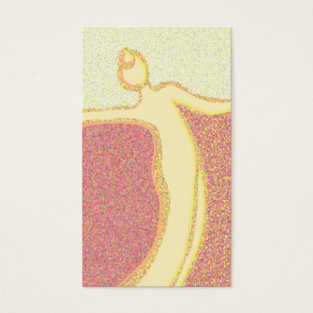 Elegant danser visitekaartjes (Voorkant)