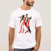 Elegant dansers T-shirt (Voorkant)