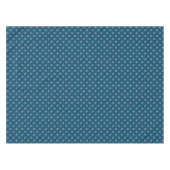 Elegant Dark Blue Damask Pattern Tafelkleed (Voorkant (Horizontaal))