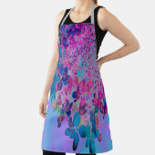 Elegant Dark Blue en Magenta Limelight Hydrangea Schort (Insitu)