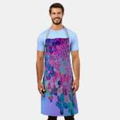 Elegant Dark Blue en Magenta Limelight Hydrangea Schort (Gedragen)