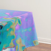 Elegant Dark Blue en Magenta Limelight Hydrangea Tafelkleed (Voorbeeld)