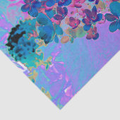 Elegant Dark Blue en Magenta Limelight Hydrangea Tissuepapier (Detail)