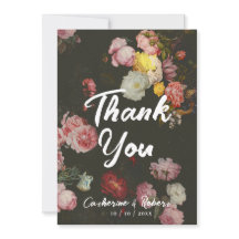 Elegant Dark Chic Floral  Rozen