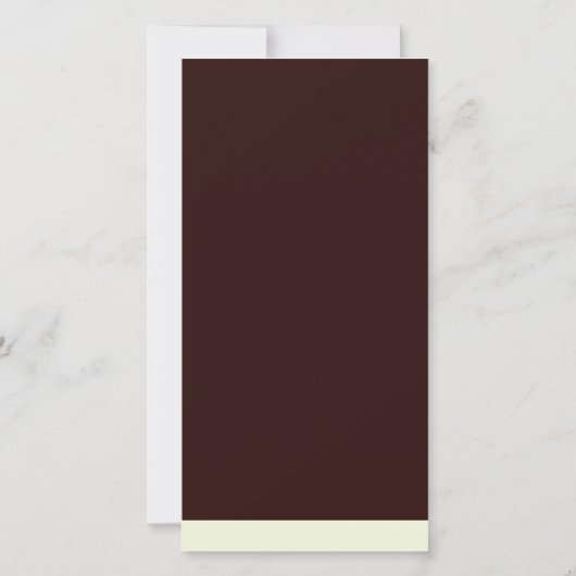 Elegant Dark crimson Easter Forest Wedding Menu (Achterkant)