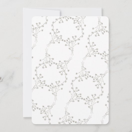 Elegant Dark Gold Butterfly bruiloft Kaart (Achterkant)