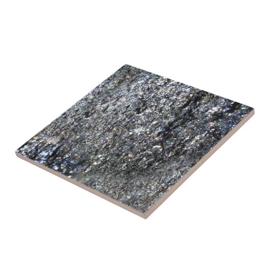 Elegant Dark Gray Tegeltje (Zijkant)