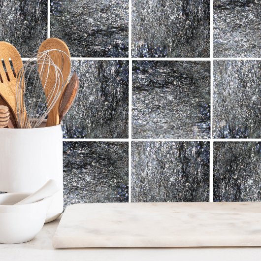 Elegant Dark Gray Tegeltje