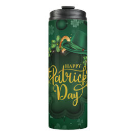 Elegant Dark Green - Happy St. Patrick's Day Thermosbeker