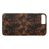 Elegant Dark Kaleidoscopic Design Black Brown Star Case-Mate iPhone Case (Achterkant (Horizontaal))