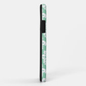 Elegant Dark Mint Damask gepersonaliseerd Case-Mate iPhone Case (Achterkant/rechts)
