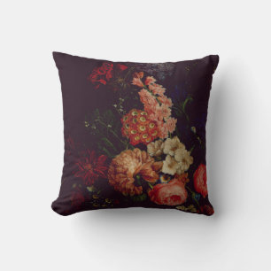 Elegant Dark Moody Dutch Art Floral Kussen