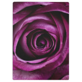 Elegant Dark Purple Rose Klembord (Achterkant)