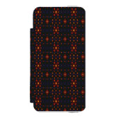  Elegant Dark Red Geometric Pattern iPad Case – Mo Incipio iPhone Portemonnee Hoesje (Voorkant Agenda)