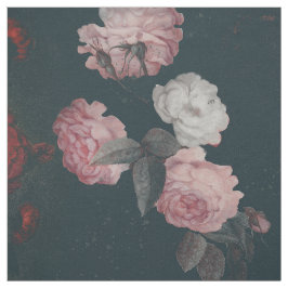 Elegant Dark Rich Chic Floral roze Roses Stof