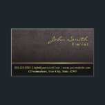 Elegant Darker Leather Piano Teacher Pianist Visitekaartje<br><div class="desc">Donkere lederen textuur Pianist Visitekaartje.</div>