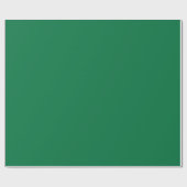 Elegant Dartmouth Green Solid Color Background Cadeaupapier (Vlak)