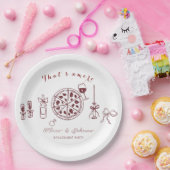 Elegant dat is amore verlovingsfeest papieren bordje (Feest)