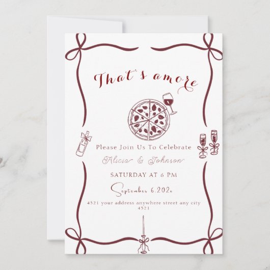 Elegant, dat is een meer verlovingsfeest kaart (Voorkant)