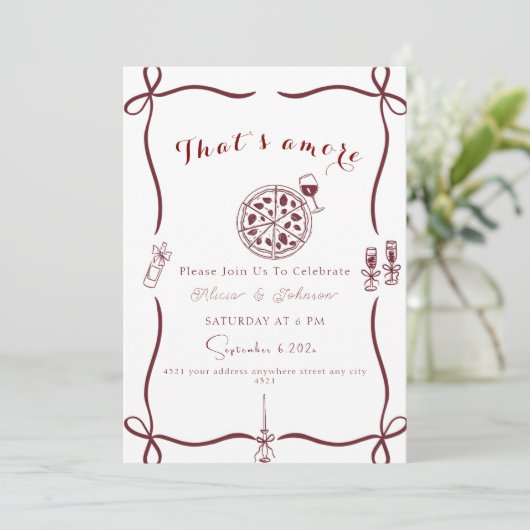 Elegant, dat is een meer verlovingsfeest kaart (Staand voorkant)