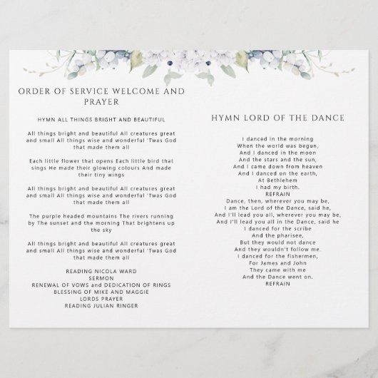 Elegant dat we nog steeds doen, Vow Renewal Ceremo (Achterkant)