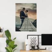 Elegant de avond voor repetitie diner foto poster (Thuiskantoor)