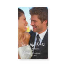 Elegant de Foto sparen de Magnet van de Datum