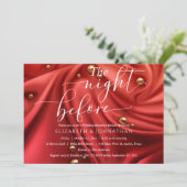 Elegant de nacht voor het repetitief eten kaart (Staand voorkant)